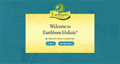 Desktop Screenshot of earthbornholisticpetfood.com
